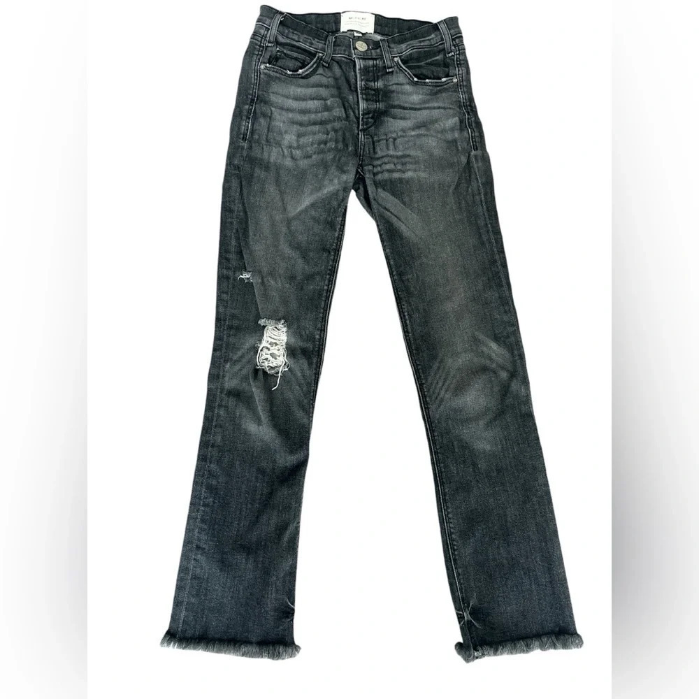 Ladies McGuire Denim Mid-Rise Straight Leg Gray Jeans, Size 24